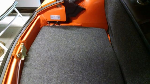 1970 Orange Porsche 914 Convertible