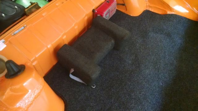 1970 Orange Porsche 914 Convertible