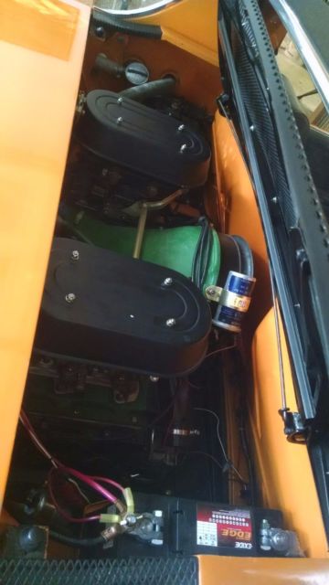 1970 Orange Porsche 914 Convertible