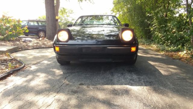 1987 Black Porsche 924 Coupe