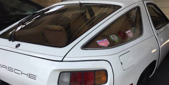 1980 White Porsche 928 Coupe