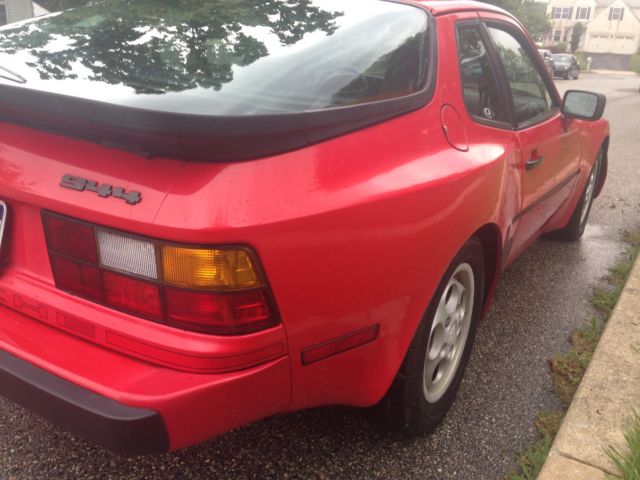 1988 Red Porsche 944 Coupe