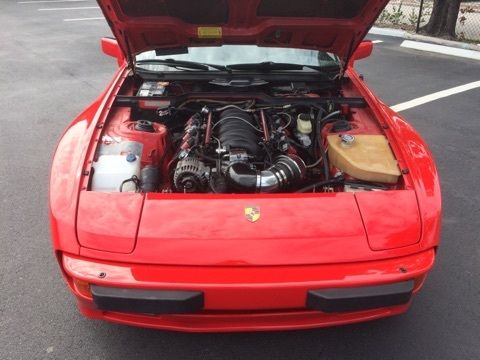 1984 Red Porsche 944 Coupe