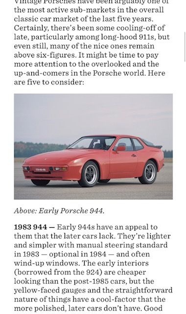 1983 White Porsche 944