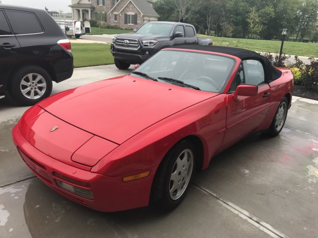 1990 White Porsche 944 Convertible