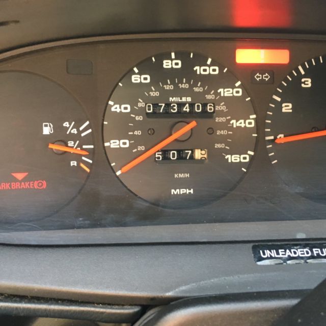 1990 Red Porsche 944 Convertible