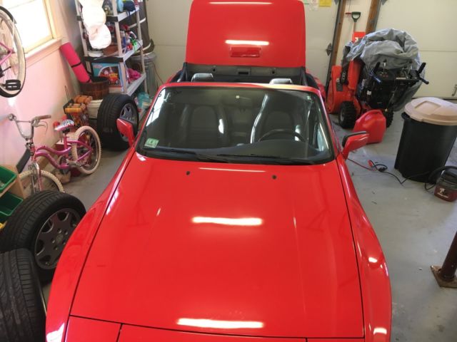 1990 Red Porsche 944 Convertible