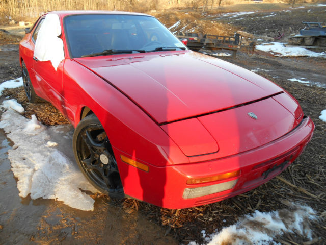 1987 Red Porsche 944 Coupe