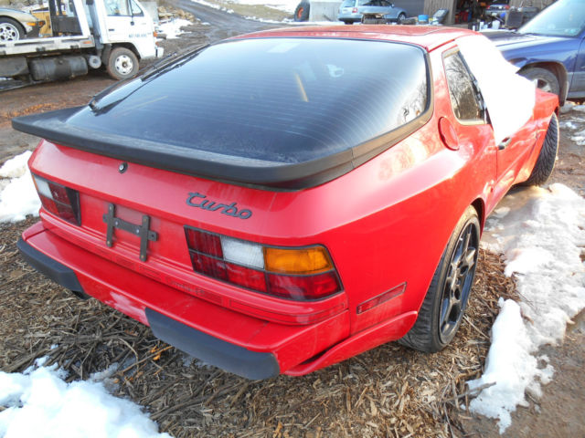 1987 Red Porsche 944 Coupe