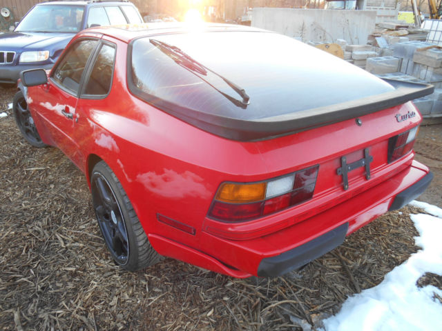 1987 Red Porsche 944 Coupe
