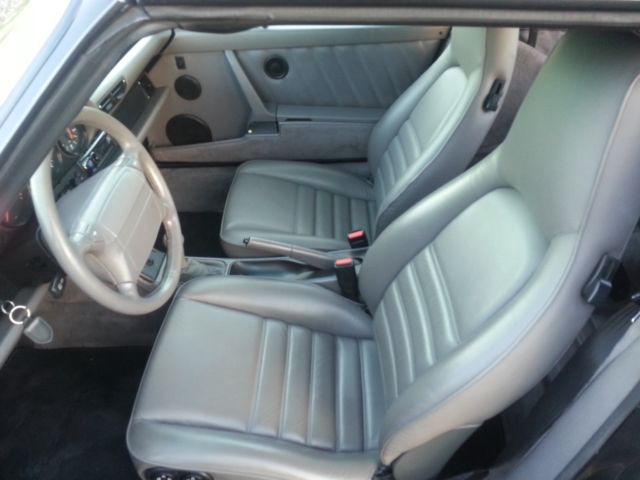 1991 Black Porsche 911 Convertible