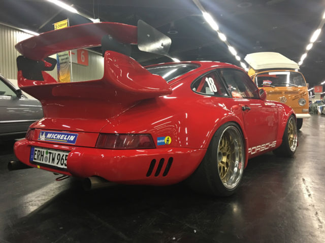 1991 Red Porsche 911 Coupe