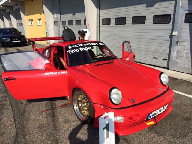 1991 Red Porsche 911 Coupe