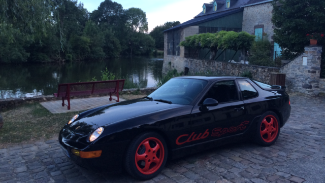 1993 Black Porsche 968 CS Coupe