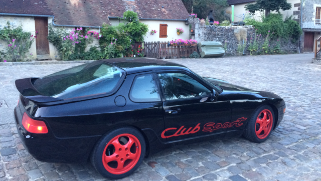 1993 Black Porsche 968 CS Coupe