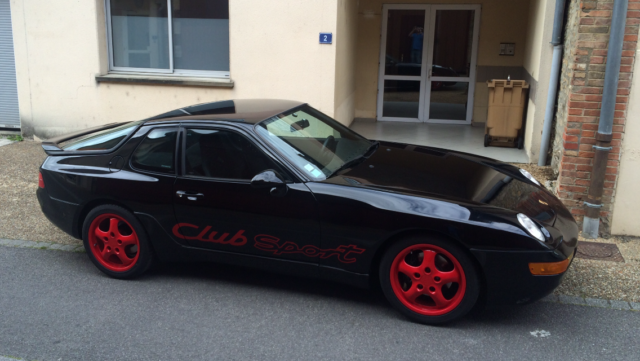 1993 Black Porsche 968 CS Coupe