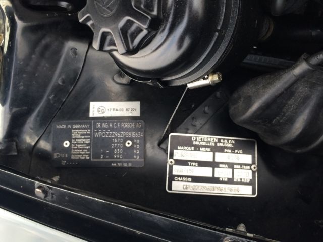 1993 Black Porsche 968 CS Coupe