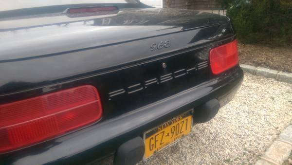 1994 Black Porsche 968 Convertible