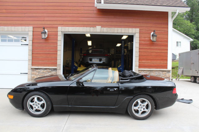 1994 Black Porsche 968 Convertible