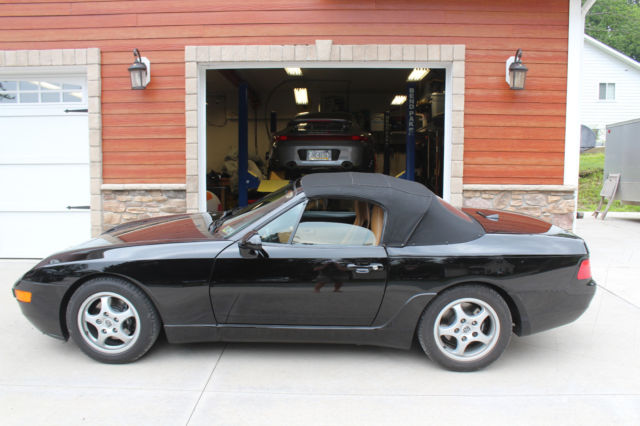 1994 Black Porsche 968 Convertible