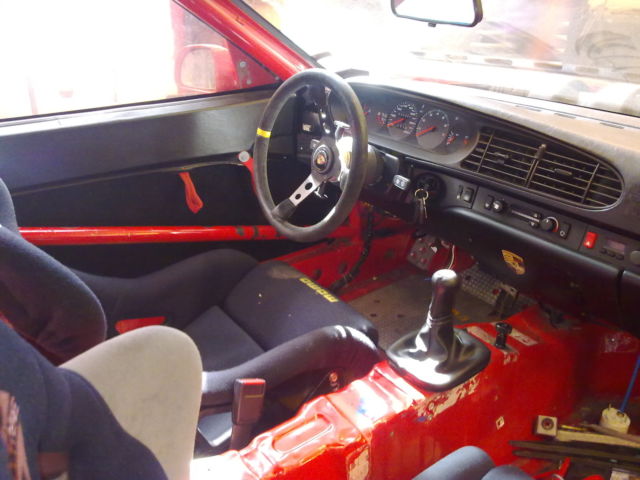 1993 red Porsche 968 Coupe
