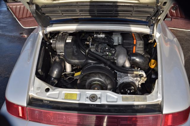 1990 Silver Porsche 911 Coupe