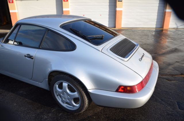 1990 Silver Porsche 911 Coupe