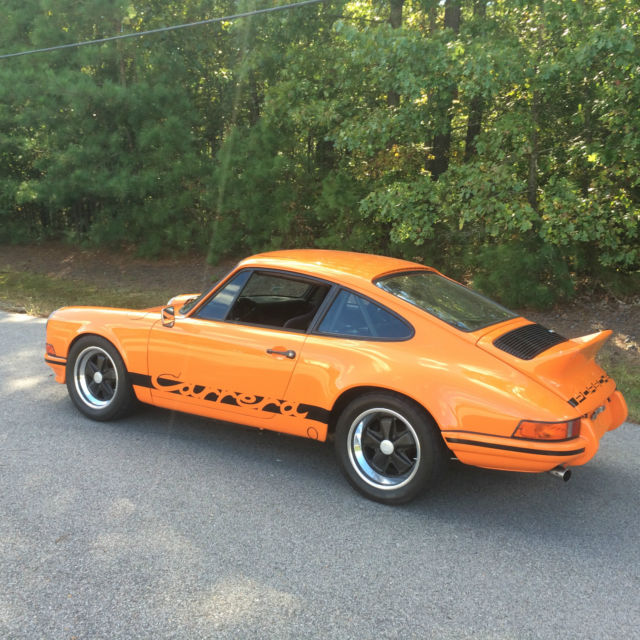 1973 Orange Porsche 911 Coupe