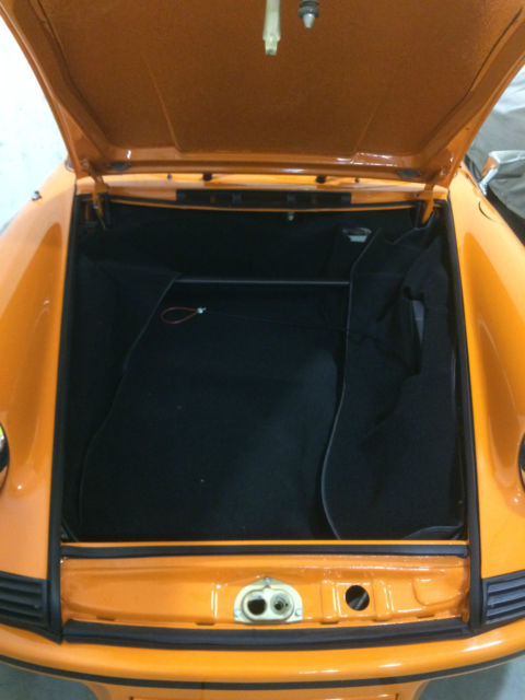 1973 Orange Porsche 911 Coupe