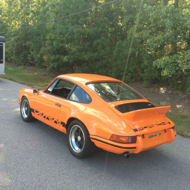 1973 Orange Porsche 911 Coupe