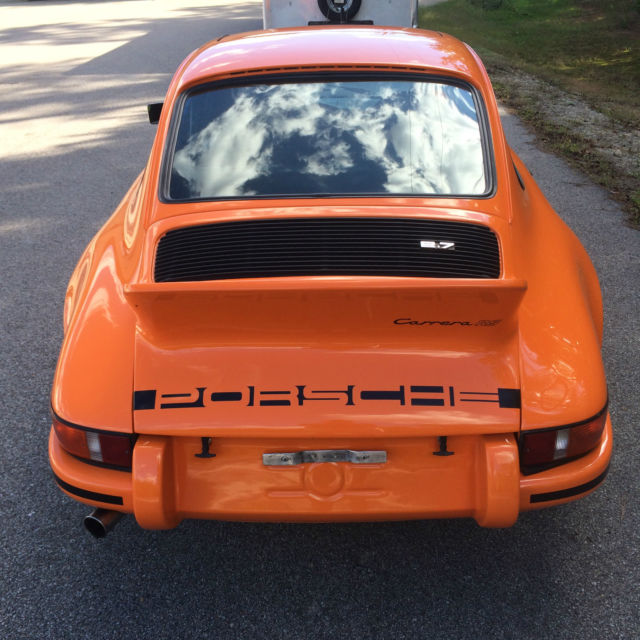 1973 Orange Porsche 911 Coupe