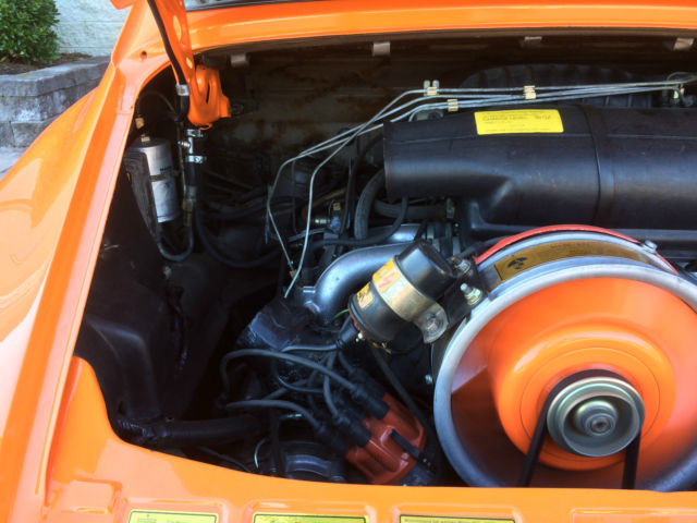 1973 Orange Porsche 911 Coupe