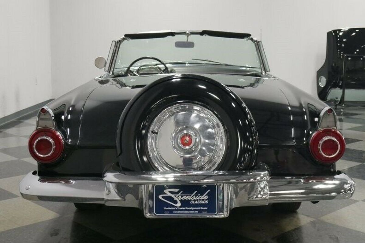 1956 Black Ford Thunderbird Convertible