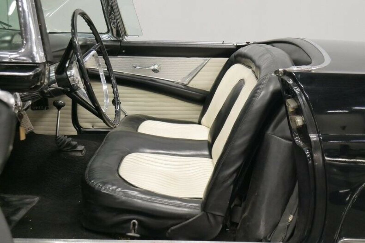 1956 Black Ford Thunderbird Convertible