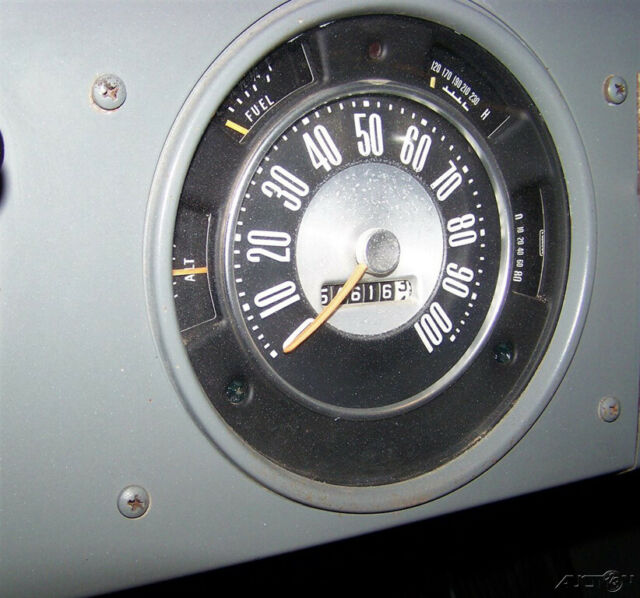 1966 Blue Ford Bronco SUV