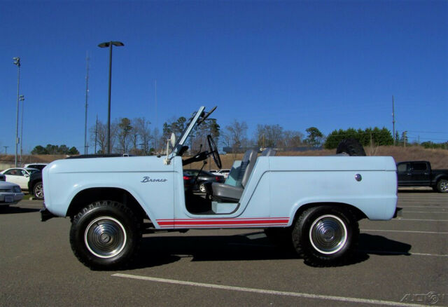 1966 Blue Ford Bronco SUV