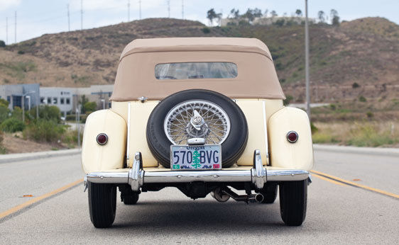 1954 Primrose yellow MG T-Series Roadster