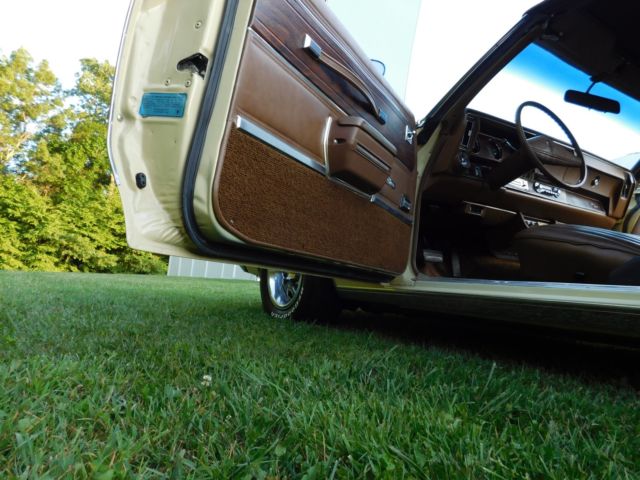 1972 Yellow Oldsmobile Cutlass Convertible