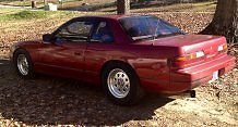 1989 Red Nissan 240SX Coupe