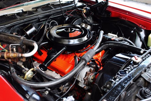 1969 Red Chevrolet Impala Convertible
