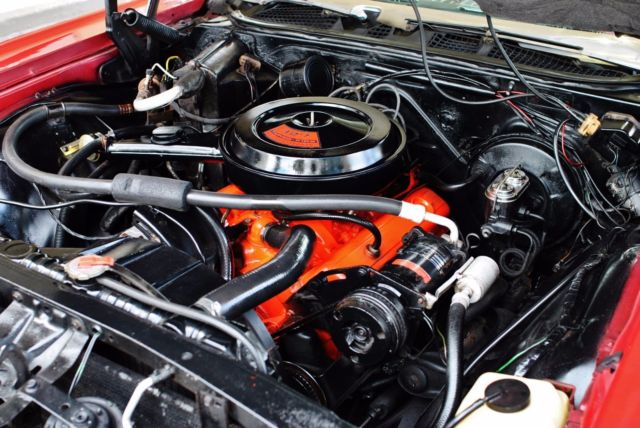1969 Red Chevrolet Impala Convertible