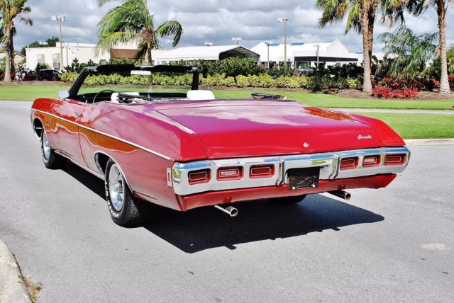 1969 Red Chevrolet Impala Convertible