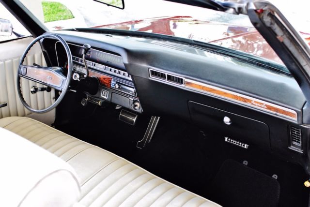 1969 Red Chevrolet Impala Convertible