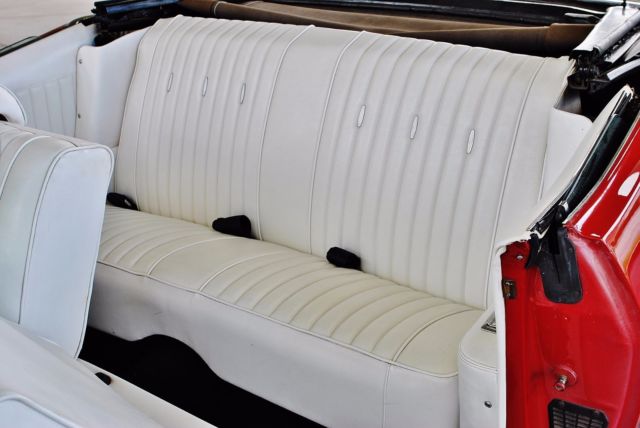 1969 Red Chevrolet Impala Convertible