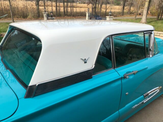 1960 Teal Ford Thunderbird Coupe