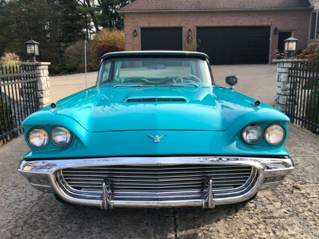 1960 Teal Ford Thunderbird Coupe