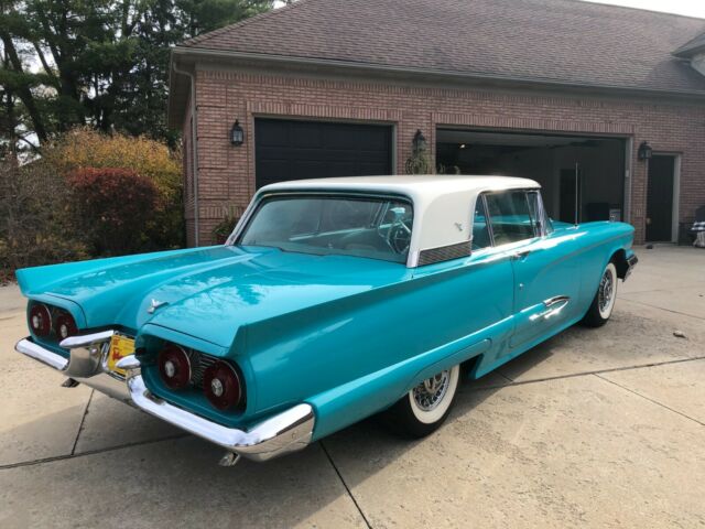 1960 Teal Ford Thunderbird Coupe