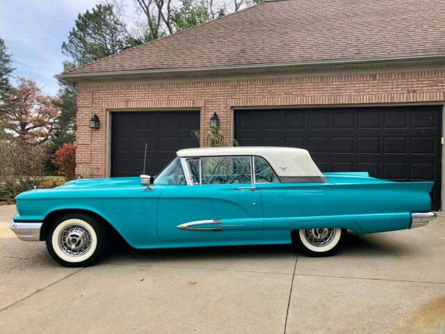 1960 Teal Ford Thunderbird Coupe