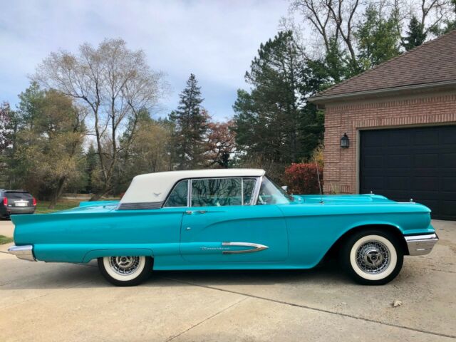 1960 Teal Ford Thunderbird Coupe
