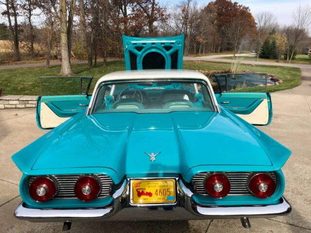 1960 Teal Ford Thunderbird Coupe
